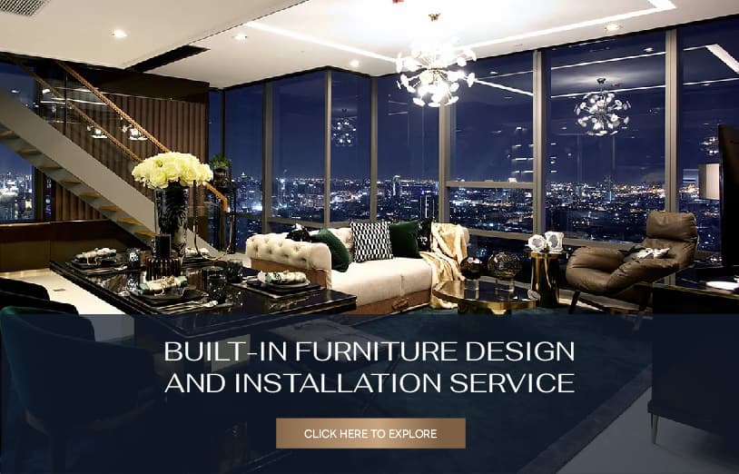 BUILT-IN FURNITURE DESIGN AND INSTALLATION SERVICE